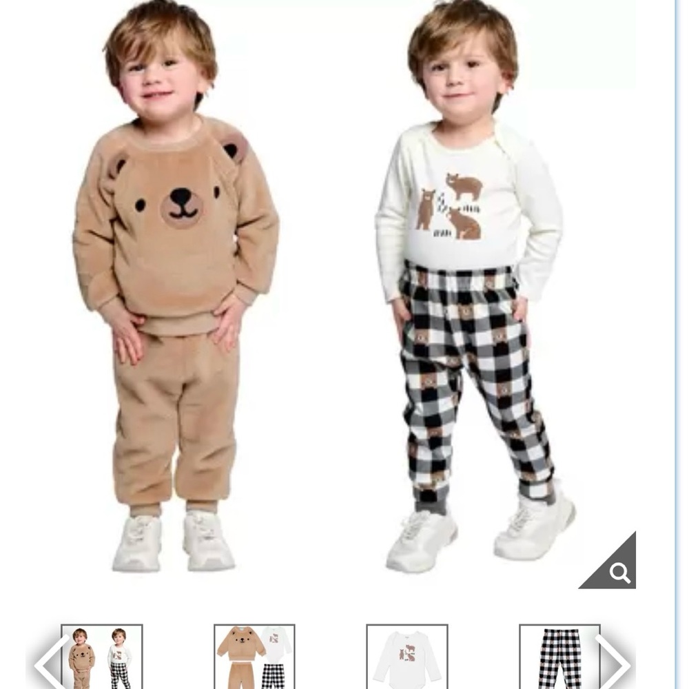 Pekkle Bear Set (4 Piece)